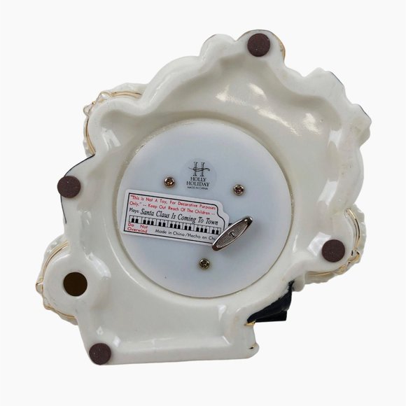 Home For The Holiday Musical Santa Claus Is Coming To Town Holly Christmas - Picture 9 of 10